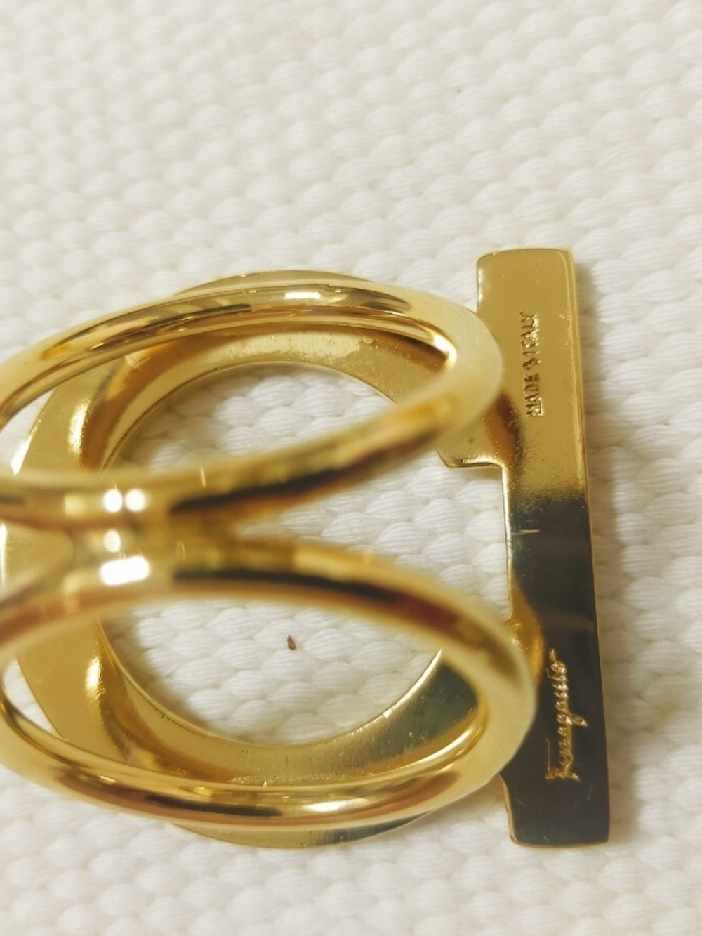 Salvatore Ferragamo Gancini Scarf Ring